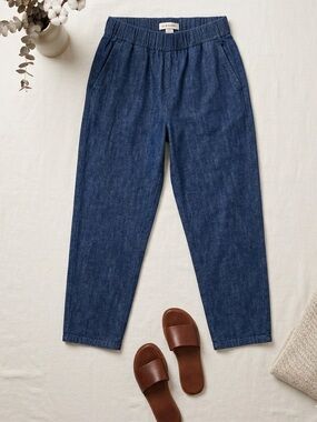 Eli & Barry Pant 1 Organic Hemp Denim 6/b (US 10 12 M L) High Waist Sustainable